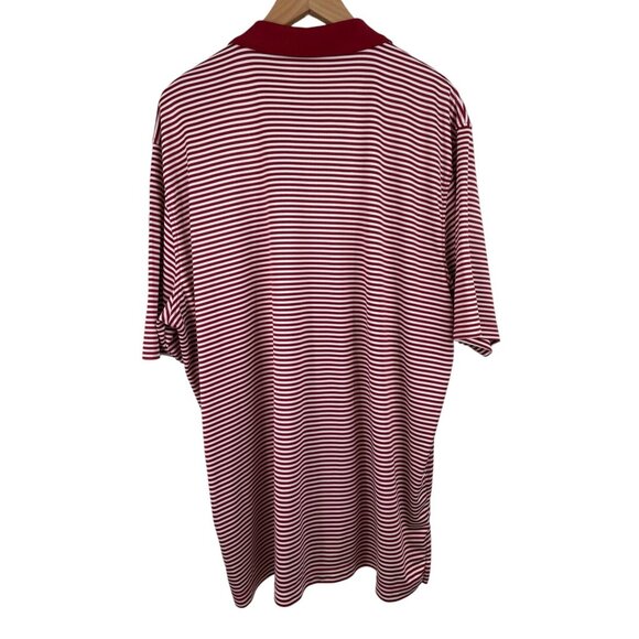U.S. Air Force Mens Size 2XL Red/White Striped Short Sleeve Polo Shirt Arc Brand - Picture 2 of 7